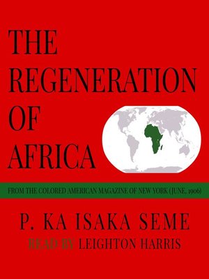 cover image of The Regeneration of Africa
